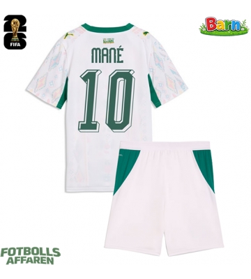 Senegal Sadio Mane #10 Hemmaställ Barn VM 2026 Kortärmad (+ Korta byxor)